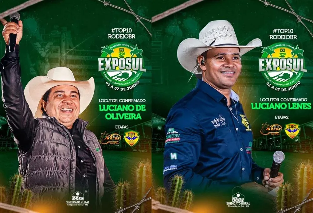 Exposul 2026 confirma locutores de renome e reforça expectativa para uma das maiores festas do agro em MS