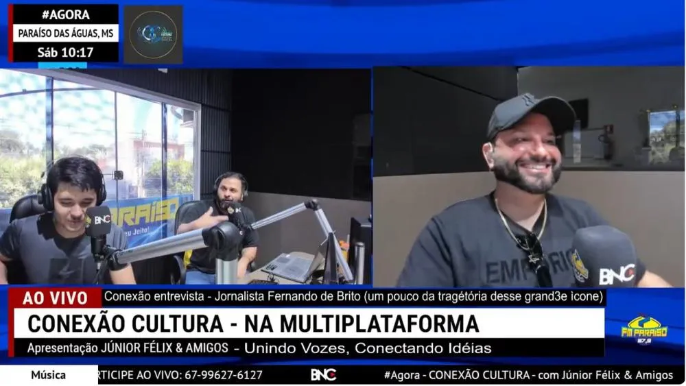 Parte 01 - Jornalista Fernando de Brito no Conexão Cultura - 25/04/2026
